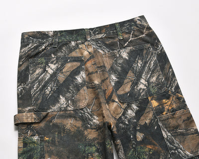 Conjunto Safari Retro Camuflaje Hojas Secas con Pantalón Táctico Estampado Completo - Image 10