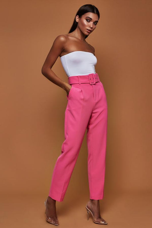 Pantalones Casuales de Cintura Alta para Mujer - Image 9
