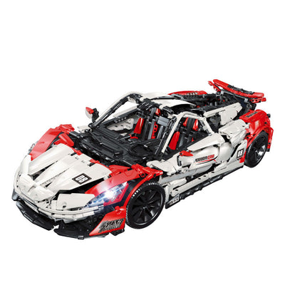 Auto Deportivo Tecnológico de Bloques de Construcción - Modelo Armable Antiestés - Image 15