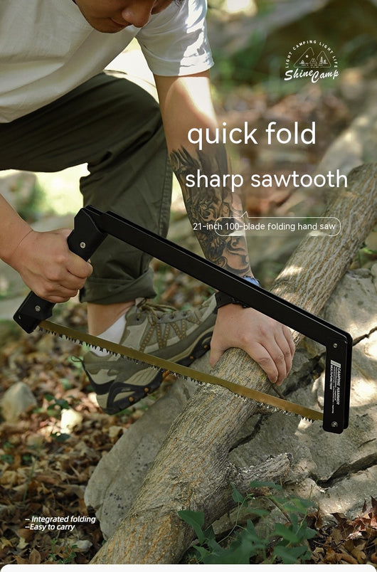 Sierra Plegable Portátil con Mango Ergonómico y Aleación de Aluminio - Image 14