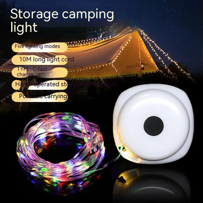 Guirnalda LED Recargable para Camping y Festivales Navideños - Image 8