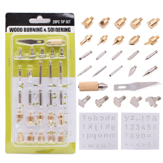 Set de 28 Accesorios para Pirograbado en Calabaza de Madera - Image 6