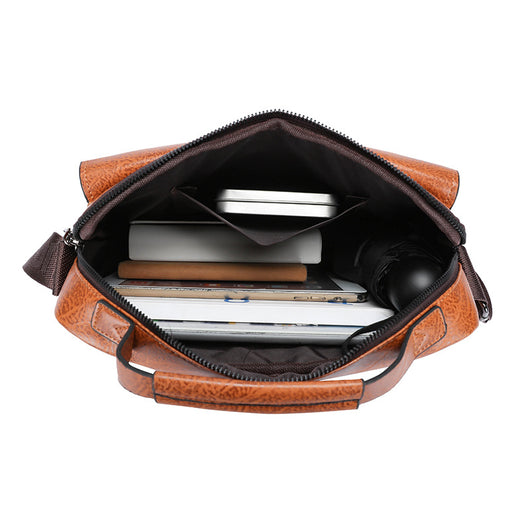Bolsa Horizontal para Hombre - Bandolera de Cuero - Image 11