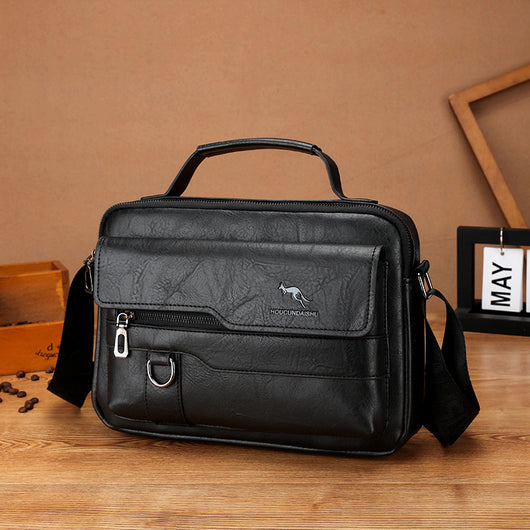 Bolsa Horizontal para Hombre - Bandolera de Cuero - Image 14