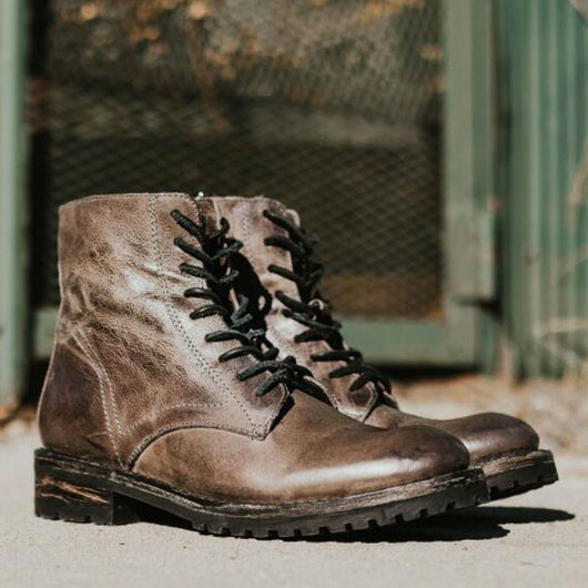 Botas Casuales para Hombre con Tacón Bajo y Cordones - Image 5