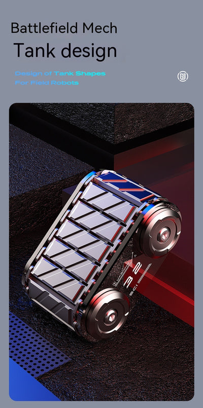 Giroscopio de Mano EDC Tank - Juguete Fidget Metálico Premium con Masaje de Dedos - Image 9