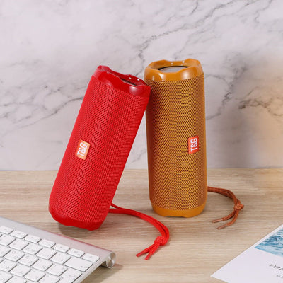 Parlante Bluetooth Portátil de Tela con Soporte para Tarjetas - Image 9