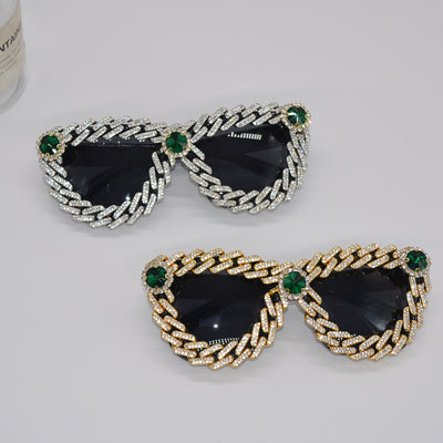 Gafas Cat Eye con Detalles de Diamantes - Estilo Urbano para Mujeres - Image 8