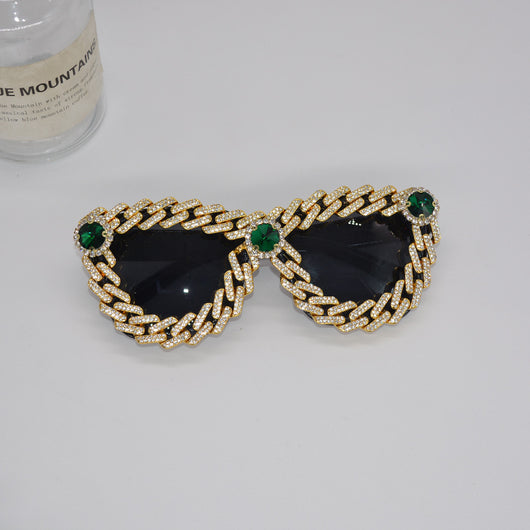 Gafas Cat Eye con Detalles de Diamantes - Estilo Urbano para Mujeres - Image 12