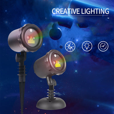 Proyector Láser Navideño 8 Diseños LED con Control Remoto - Image 9
