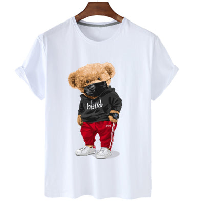 Playera Deportiva Estampado Oso para Hombre - Image 12