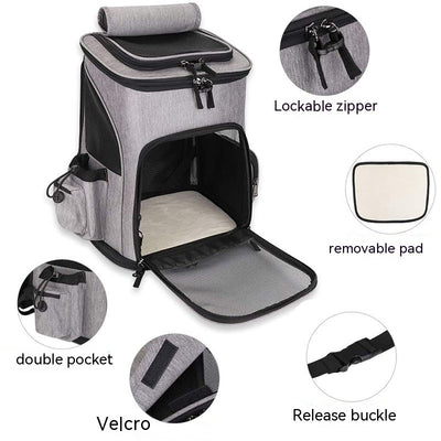 Mochila Transportadora Extensible para Mascotas - Gran Capacidad - Image 39