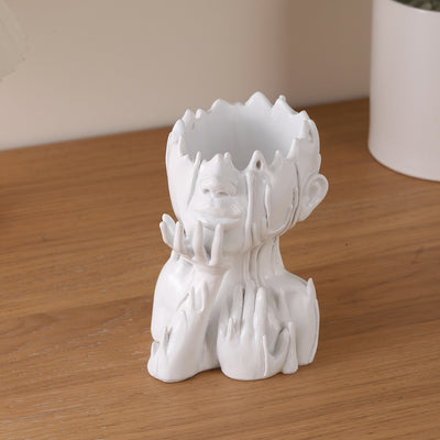 Maceta Decorativa Cabeza de Diosa en Resina - Diseño Medusa para Jardín - Image 24