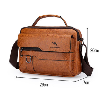 Bolsa Horizontal para Hombre - Bandolera de Cuero - Image 17