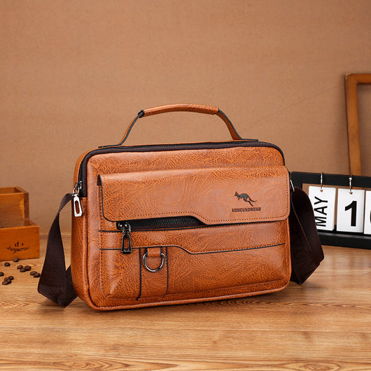 Bolsa Horizontal para Hombre - Bandolera de Cuero - Image 18