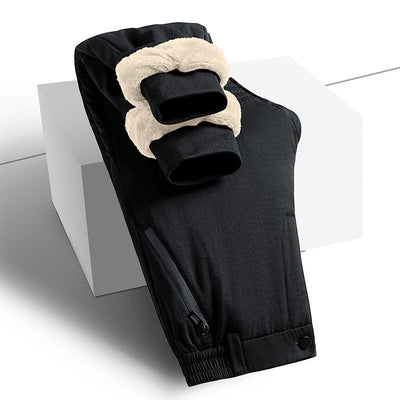 Pantalones Térmicos de Lana de Cordero y Algodón para Hombre - Invierno Resistente al Frío - Image 15