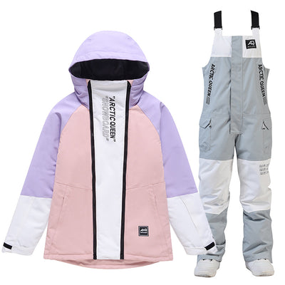 Pantalones de Esquí Impermeables para Mujer con Doble Capa Térmica - Image 33