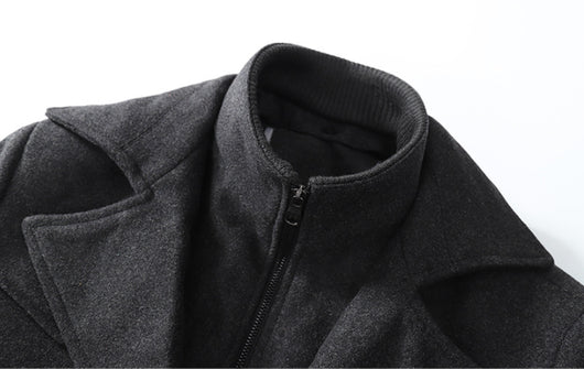 Abrigo de Lana para Hombre Elegante y Cálido - Image 9