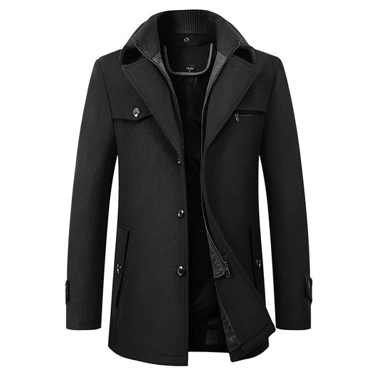 Abrigo de Lana para Hombre Elegante y Cálido - Image 17