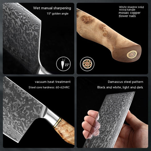 Cuchillo Nakiri Damasco Capas KD 67 - Juego Profesional - Image 9