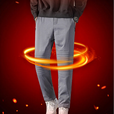 Pantalones Térmicos de Lana de Cordero y Algodón para Hombre - Invierno Resistente al Frío - Image 26