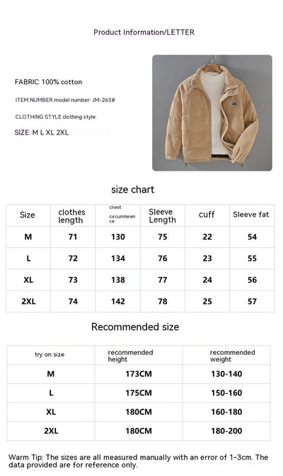 Chaqueta Acolchada Impermeable para Hombre - Image 15