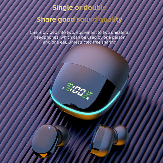 Auriculares Estéreo Bluetooth con Pantalla de Potencia - Image 10
