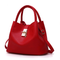 Bolso Bandolera Mujer Piel PU Patrón Grabado Tipo Lichi - Bolsa Tipo Cubo Elegante y Resistente
