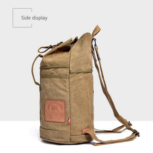 Mochila de Lona Estampada con Gran Capacidad - Image 7