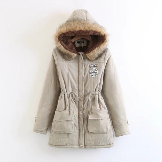 Chaqueta Acolchada Talla Grande Otoño-Invierno con Capucha - Image 33