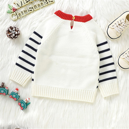 Suéter Navideño para Bebé con Diseño Papá Noel Tejido Jacquard - Image 8