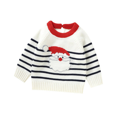 Suéter Navideño para Bebé con Diseño Papá Noel Tejido Jacquard - Image 11