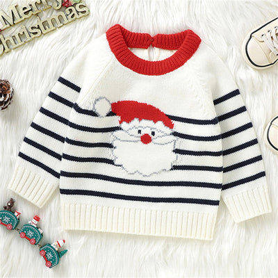 Suéter Navideño para Bebé con Diseño Papá Noel Tejido Jacquard - Image 12