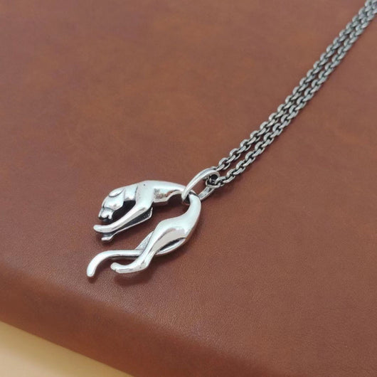 Collar de Plata Esterlina 925 con Cabeza de Leopardo Creativo - Image 14