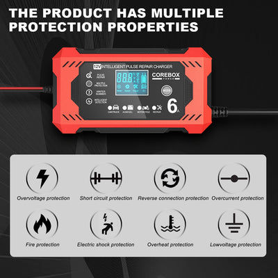 Cargador Inteligente de Batería 12V 6A para Sistemas Start Stop - Image 12