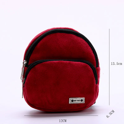 Mochila Portátil Flanela para Mascotas - Ideal para Snacks y Accesorios - Image 26