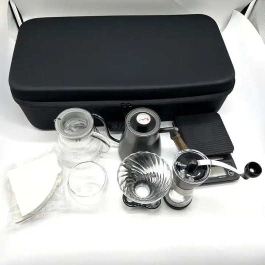Kit Completo de Café Manual: Molinillo, Hervidor de Vidrio Doble Capa y Báscula Electrónica - Image 22