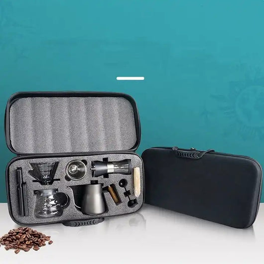 Kit Completo de Café Manual: Molinillo, Hervidor de Vidrio Doble Capa y Báscula Electrónica - Image 23