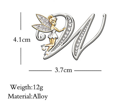 Broche de Letra del Alfabeto Inglés para Mujer - Image 29