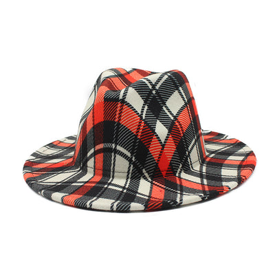 Sombrero Fedora Reversible Bicolor de Lana para Hombre y Mujer - Image 9