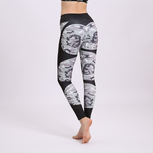 Leggins de Yoga con Estampado Patchwork - Image 5