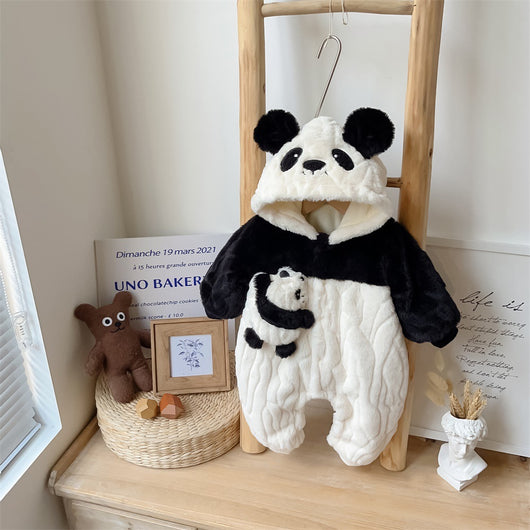 Mameluco Térmico para Bebé Panda Menor con Capucha y Forro Polar - Image 17