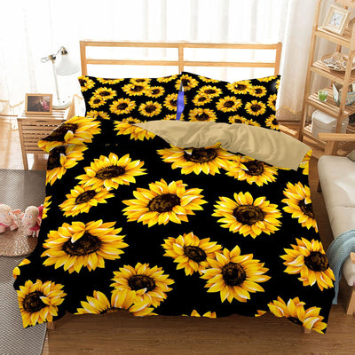 Juego de Cama Girasol 3 Piezas - Textil Premium para Hogar - Image 12
