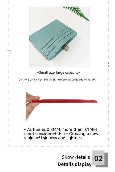 Billetera de Cuero Compacta con Múltiples Compartimentos para Tarjetas - Image 15