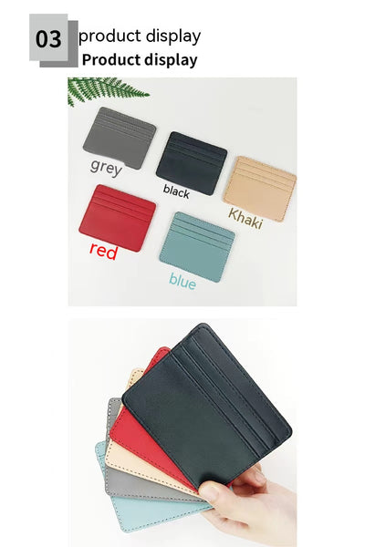 Billetera de Cuero Compacta con Múltiples Compartimentos para Tarjetas - Image 17
