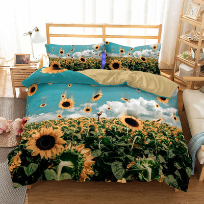 Juego de Cama Girasol 3 Piezas - Textil Premium para Hogar - Image 18