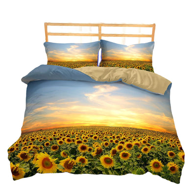Juego de Cama Girasol 3 Piezas - Textil Premium para Hogar - Image 19
