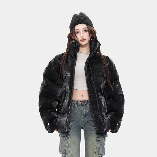 Chaqueta Térmica Acolchada con Cuello Alto para Mujer - Image 15