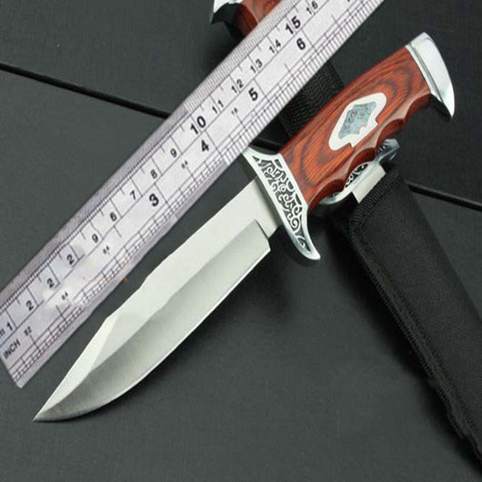 Cuchillo Táctico de Campo Outdoor Defense Hoja Recta - Image 8