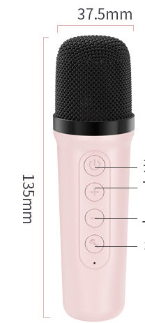 Parlante Bluetooth Karaoke Familiar con Luces LED Coloridas y Micrófono - Image 12